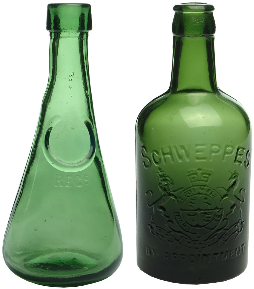 Antique Schweppes Bottles