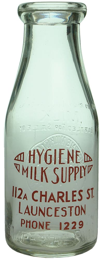 Hygiene Milk Supply Launceston Milk Bottle