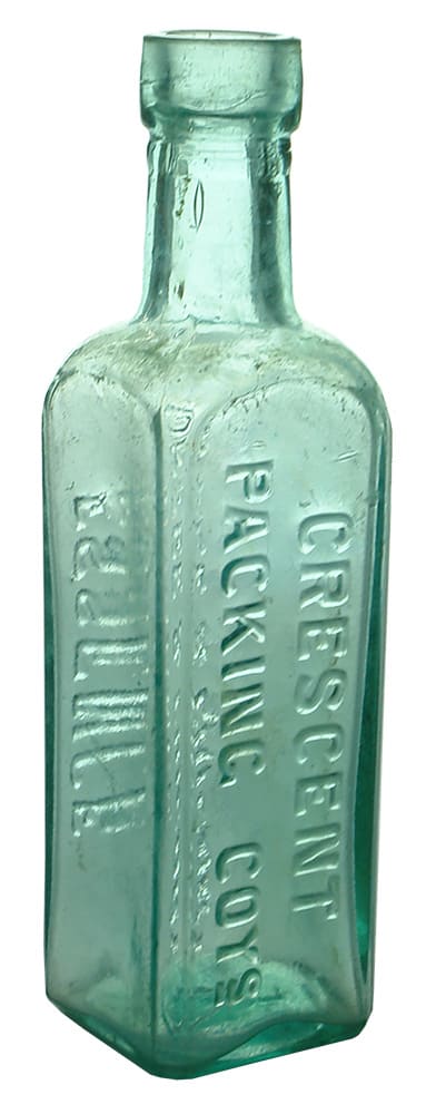 Crescent Packing Coffee Chicory Antique Bottle