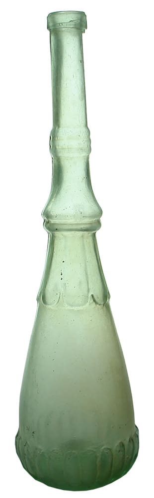 Club Shaped Antique Salad OIl Bottle