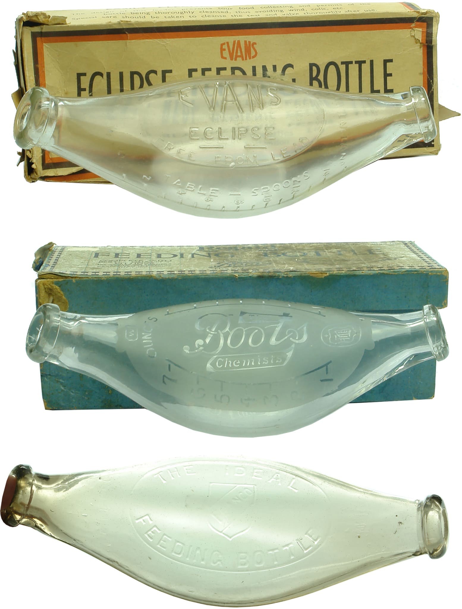 Antique Baby Feeders bottles