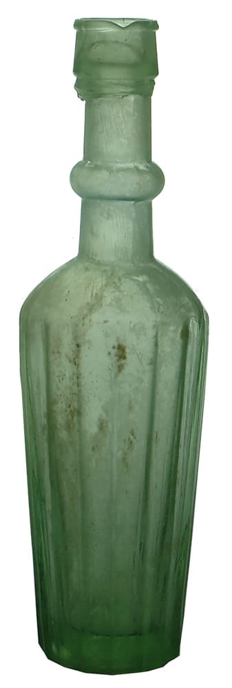 Flowers Patent Antique Salad Oil Bottle