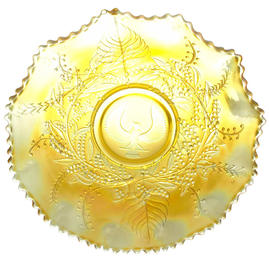 Garuda Carnival Glass Bowl