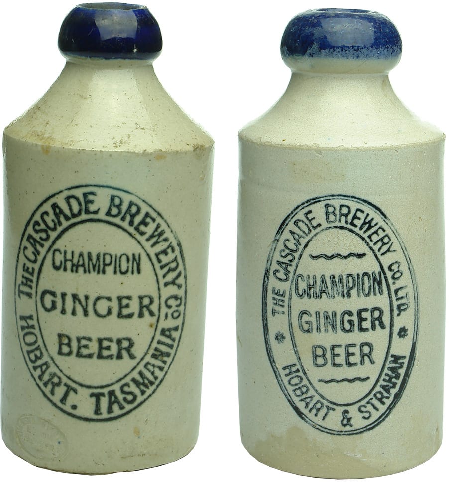 Antique Stoneware Ginger Beer Bottles