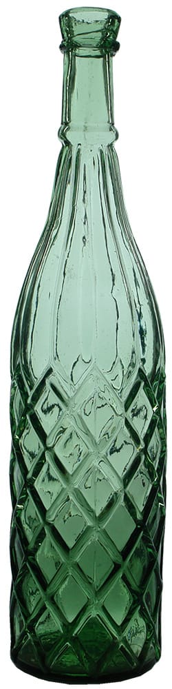 Deeley Stourbridge Diamond Pattern Antique Bottle