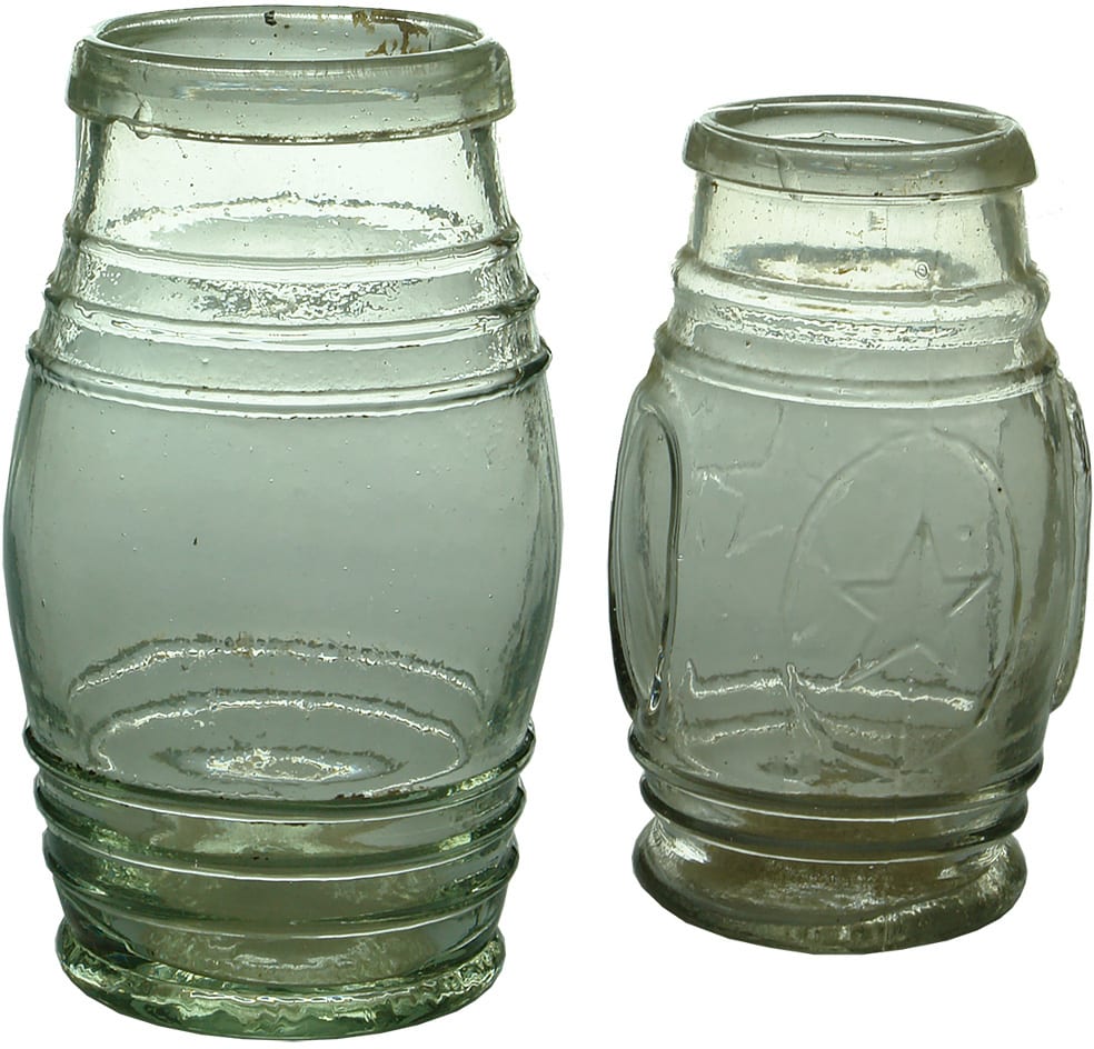 Antique French Mustard Jars