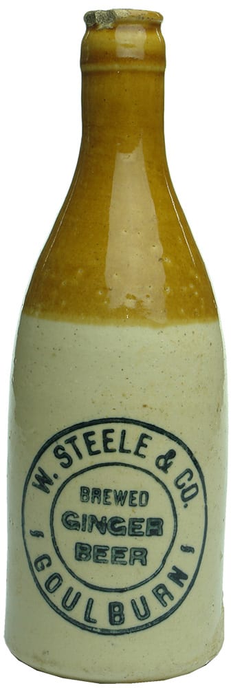 Steele Ginger Beer Goulburn Stone Bottle