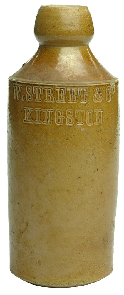 Street Kingston Impressed Stoneware Ginger Beer Bottle