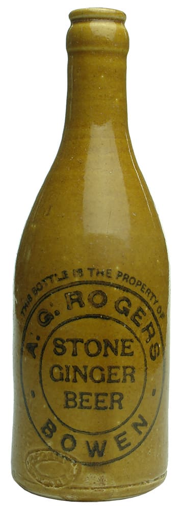 Rogers Stone Ginger Beer Bowen Bottle