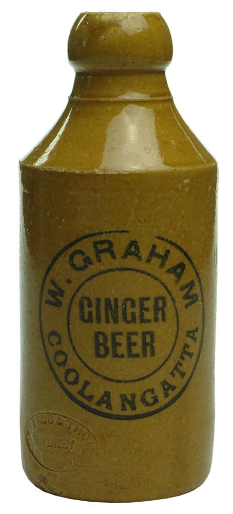 Graham Coolangatta Stone Ginger Beer Bottle
