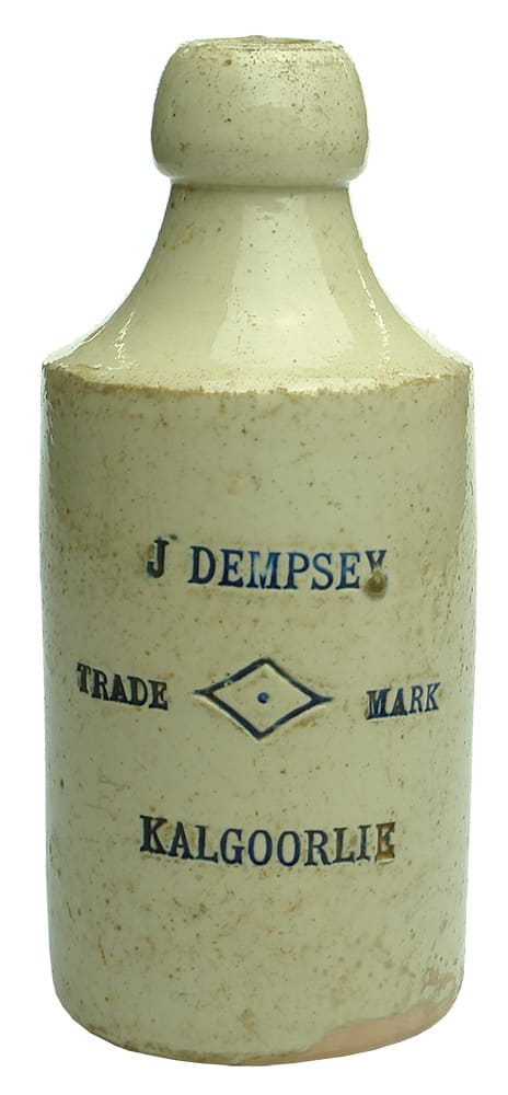 Dempsey Kalgoorlie Stone Ginger Beer Bottle