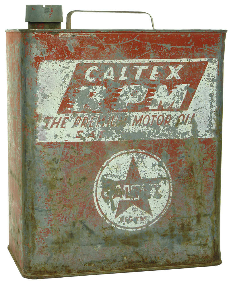 Caltex RPM Motor Oil Tin
