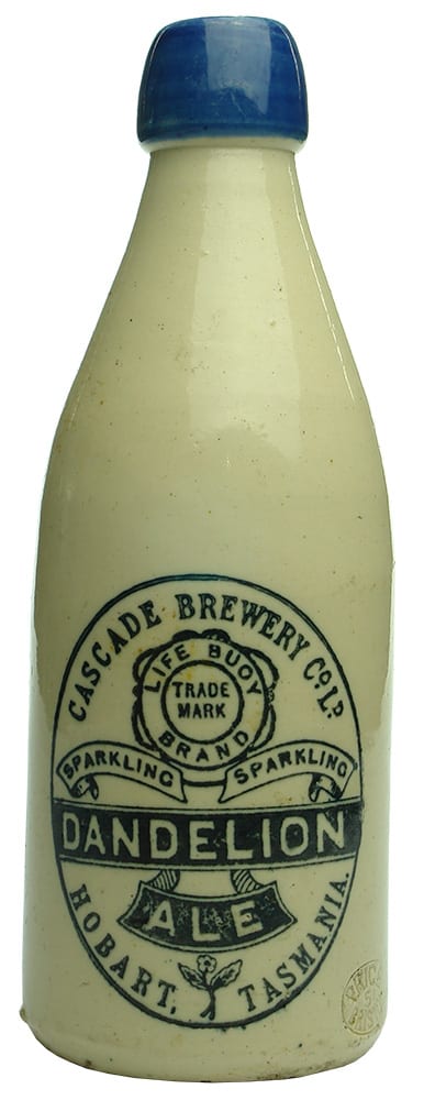 Cascade Brewery Life Buoy Stone Ginger Beer Bottle