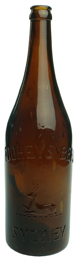 Tooheys Beer Sydney Amber Glass Beer Bottle