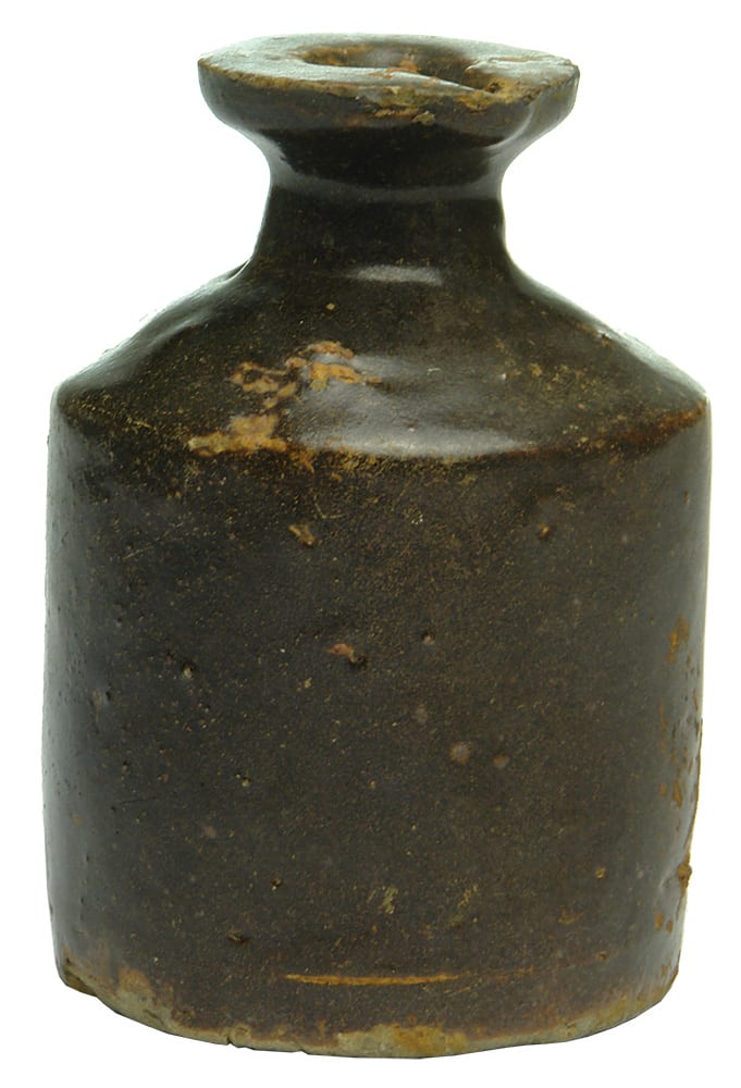 Chinese Pottery Ink Bottle