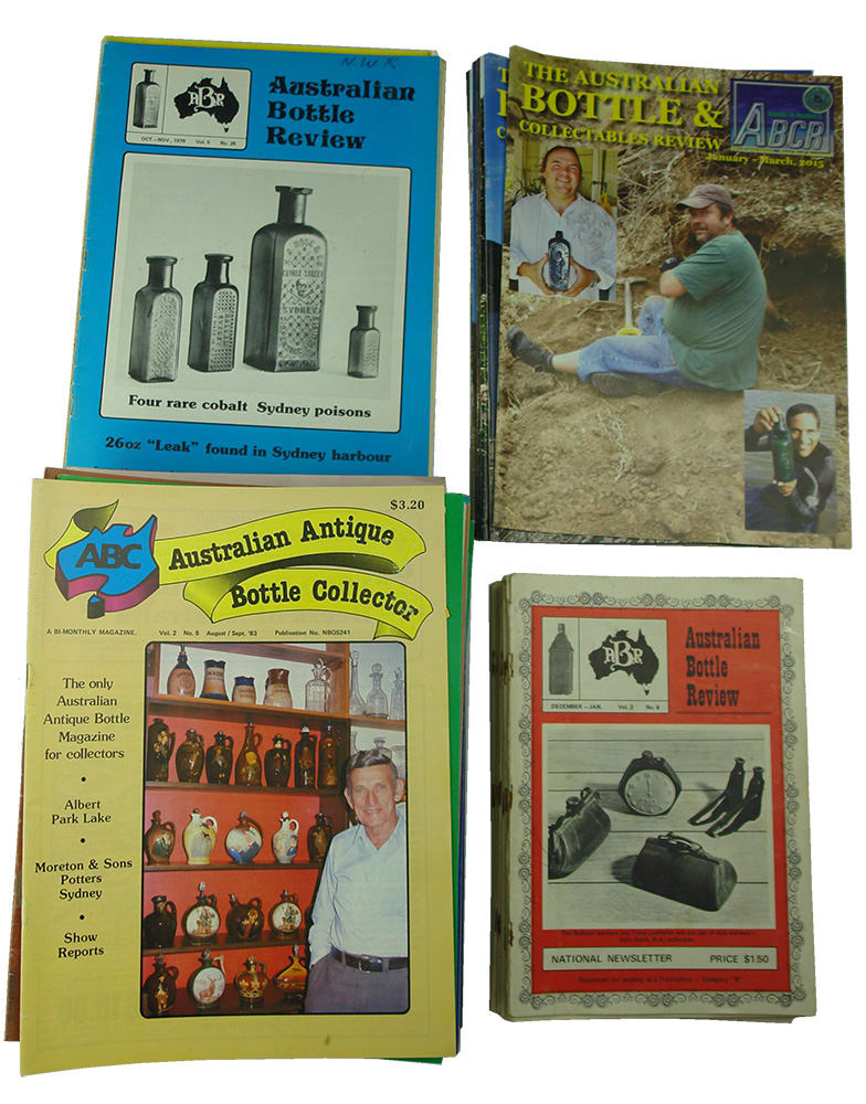 Vintage Australian Bottle Collecting References Magazines