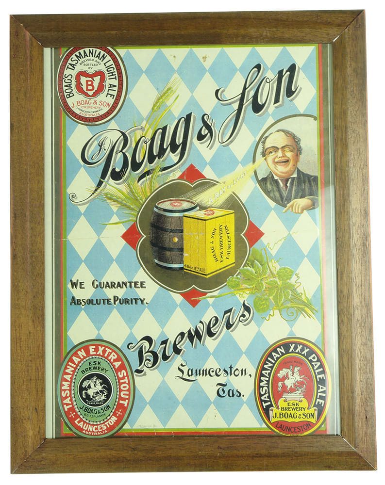 Boag Brewers Launceston Reproduction Advertising Sign
