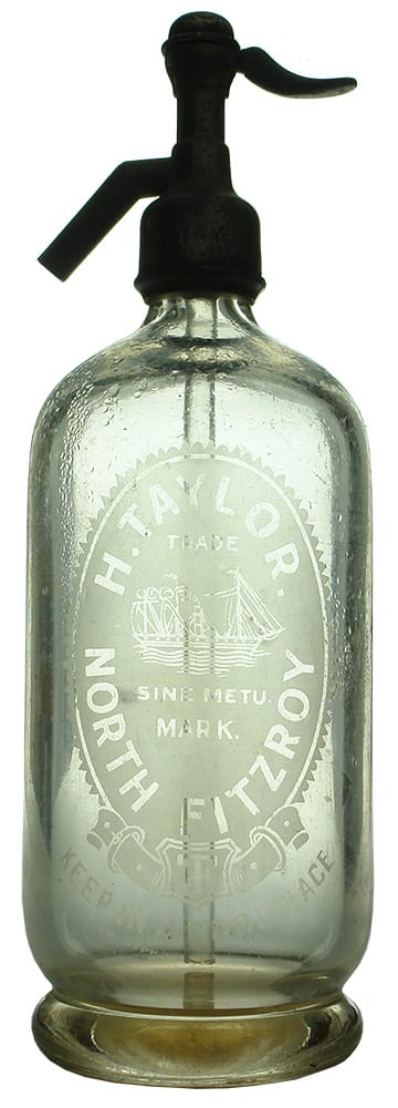 Taylor North Fitzroy Antique Soda Syphon