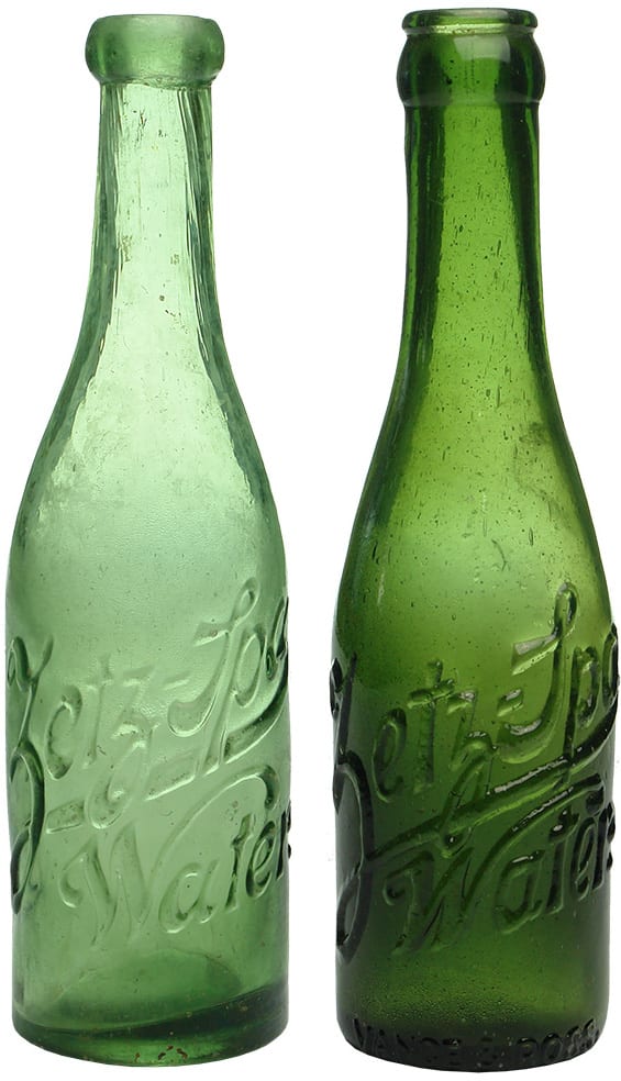 Zetz Spa Green Bottles