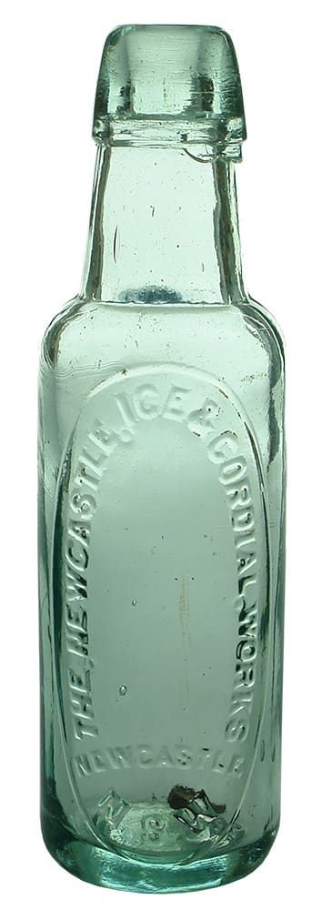 Newcastle Ice Cordial Works Antique Bullet Stopper Bottle