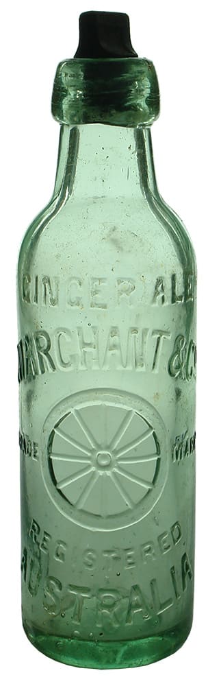Marchant Australia Ginger Ale Antique Bottle