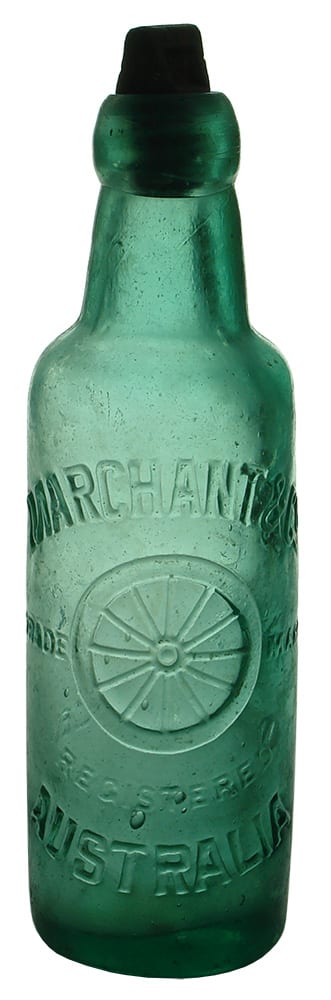 Marchant Australia Internal Thread Antique Bottle