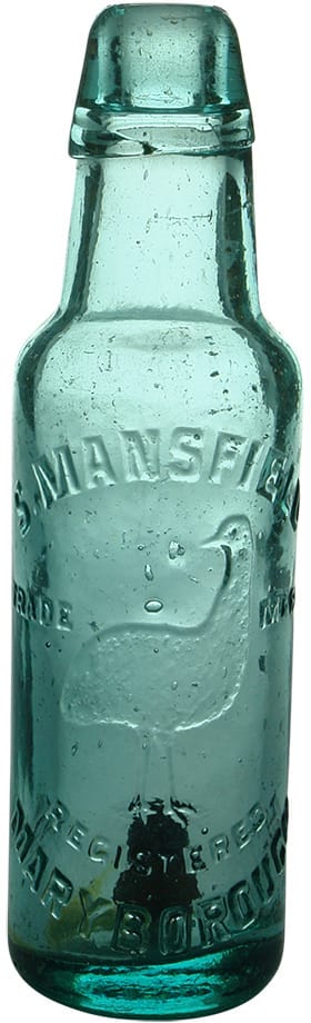 Mansfield Maryborough Antique Lamont Bottle