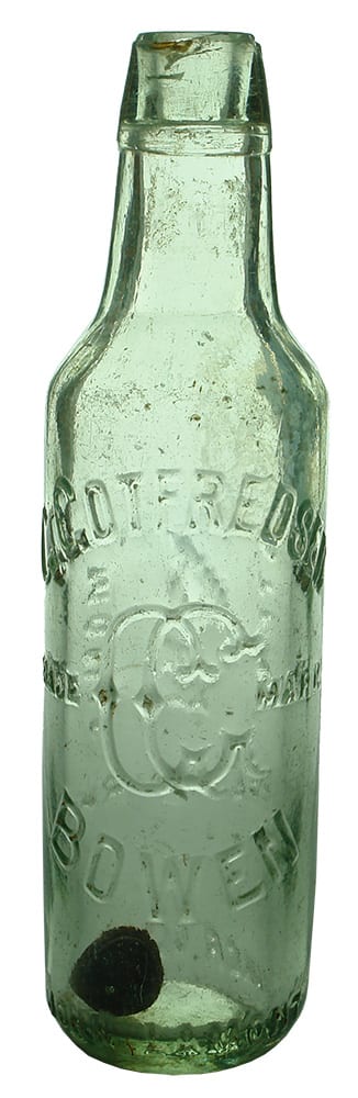 Gotfredsen Bowen Lamont's Patent Antique Bottle