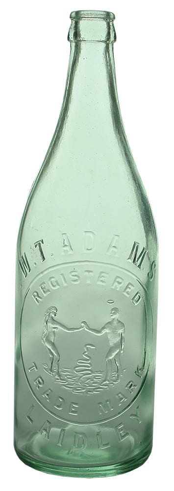 Adams Laidley Crown Seal Soft Drink Bottle