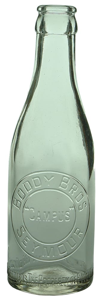 Boddy Bros Campus Seymour Crown Seal Bottle
