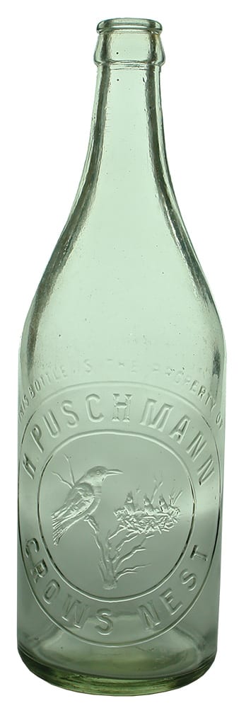 Puschmann Crows Nest Crown Seal Soft Drink Bottle