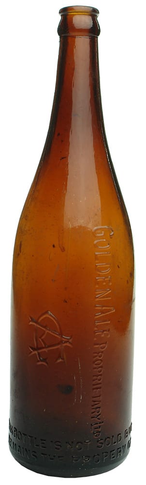 Golden Ale Proprietary Limited Melbourne Crown Seal Bottle