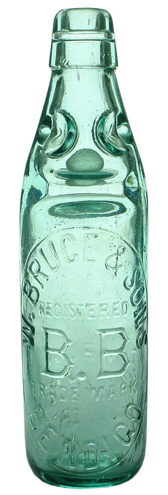 Bruce Bendigo Antique Codd Marble Bottle