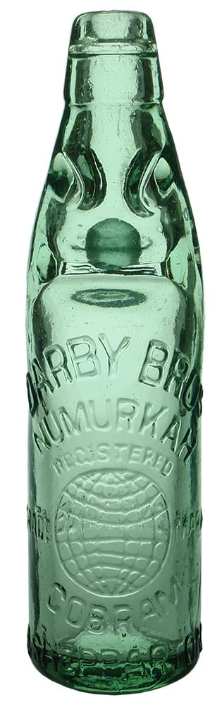 Darby Bros Numurkah Cobram Shepparton Codd Bottle