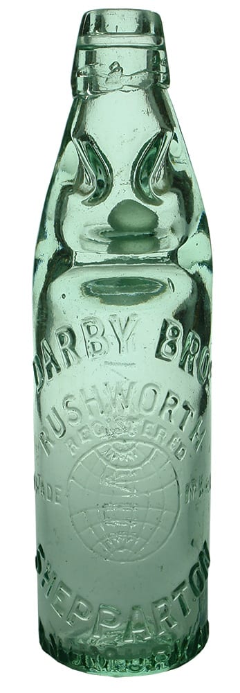 Darby Bros Ruchworth Numurkah Shepparton Codd Bottle