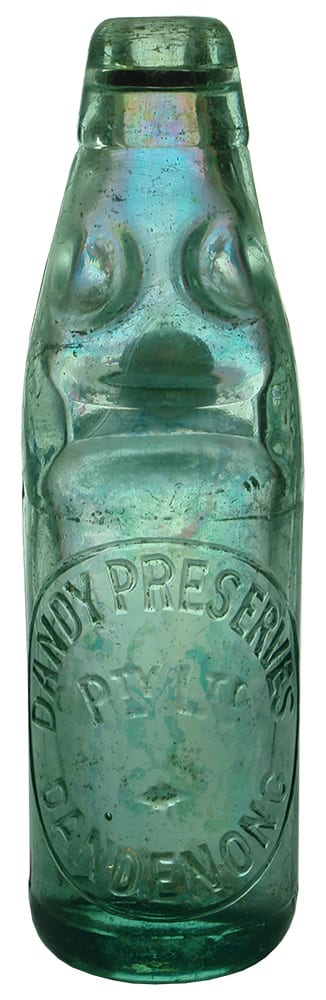 Dandy Preserves Dandenong Codd Marble Bottle