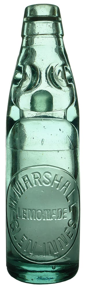 Marshall Lemonade Glen Innes Codd Marble Bottle