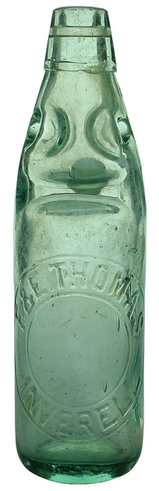 Thomas Inverell Antique Codd Soda Bottle