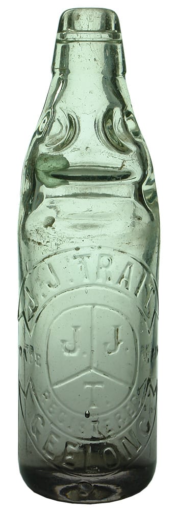 Trait Geelong Antique Codd Soft Drink Bottle