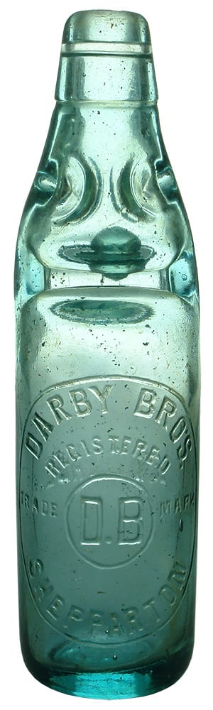 Darby Bros Shepparton Lemonade Codd Marble Bottle