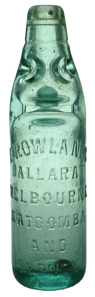 Rowlands Ballarat Melbourne Katoomba Sydney Codd Bottle