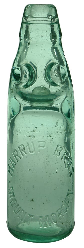 Harrup Bros Mount Morgan Codd Marble Bottle