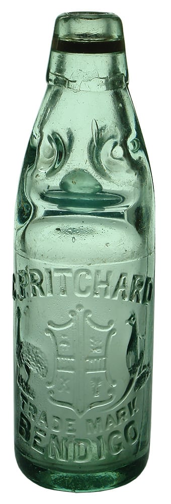 Pritchard Bendigo Antique Codd Bottle