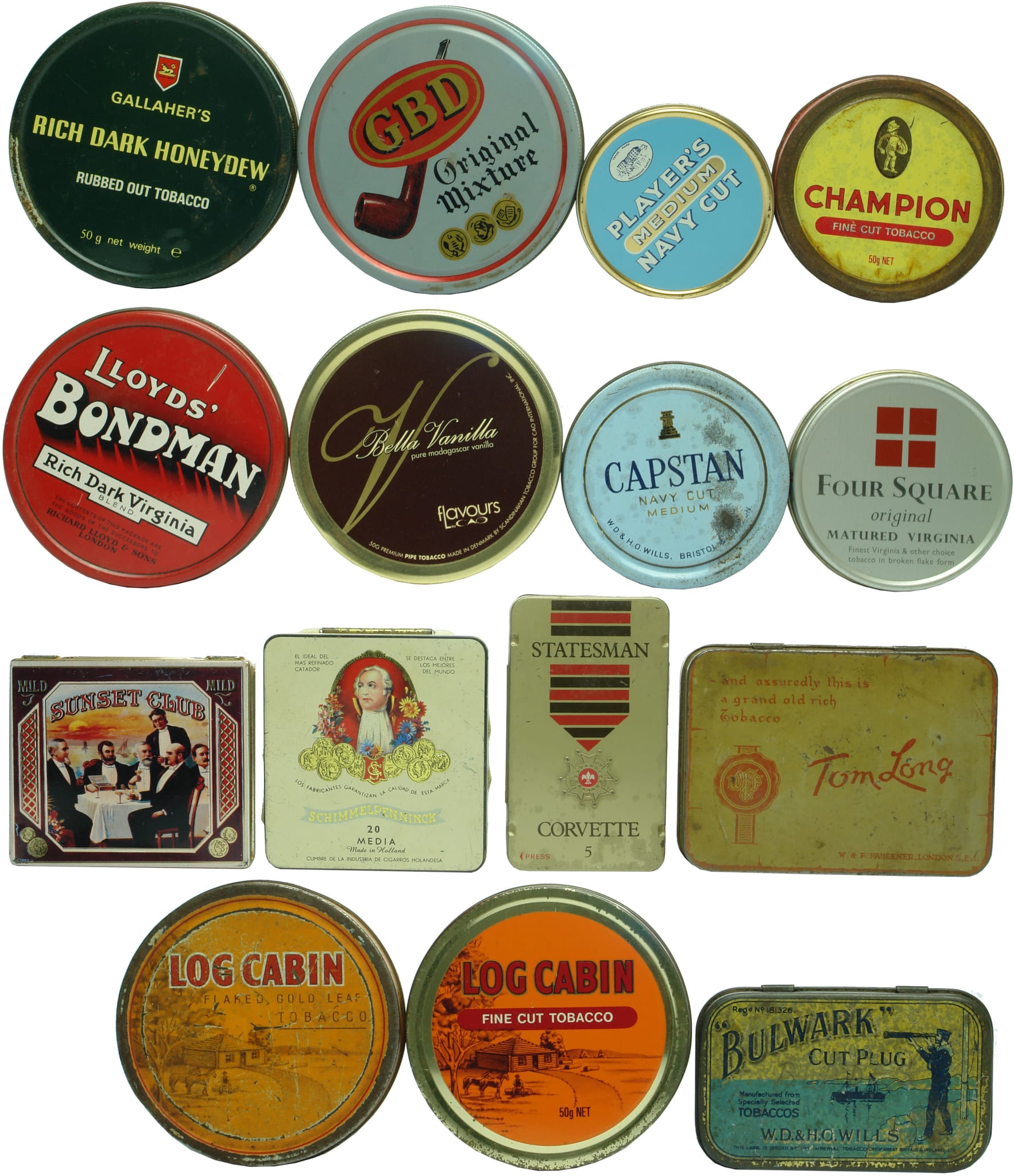 Vintage Tobbaco Tins