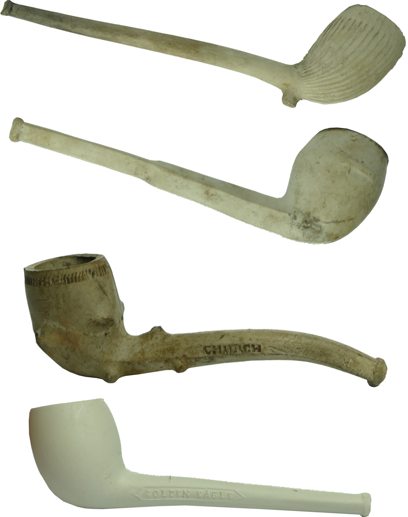 Antique Clay Pipes