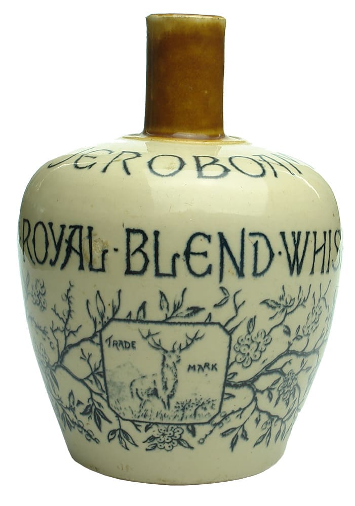 Jeroboam Royal Blend Whisky Thomson Stoneware Jug
