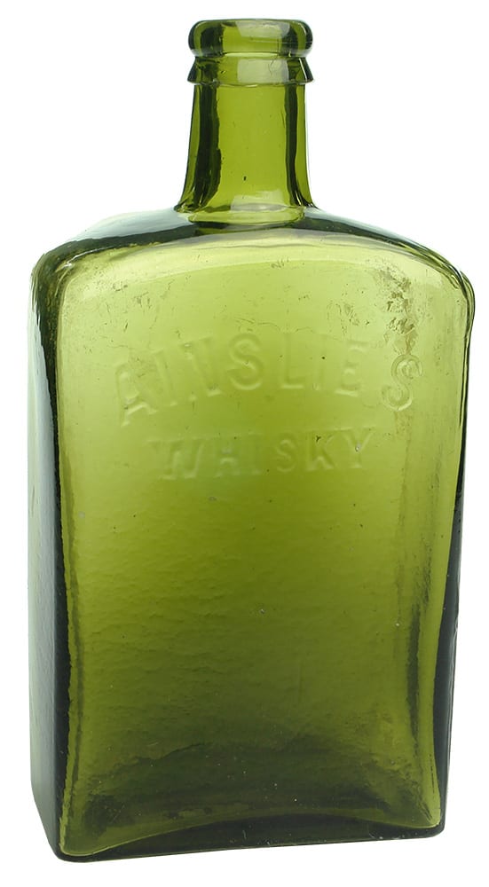 Ainslie's Whisky Green Glass Bottle