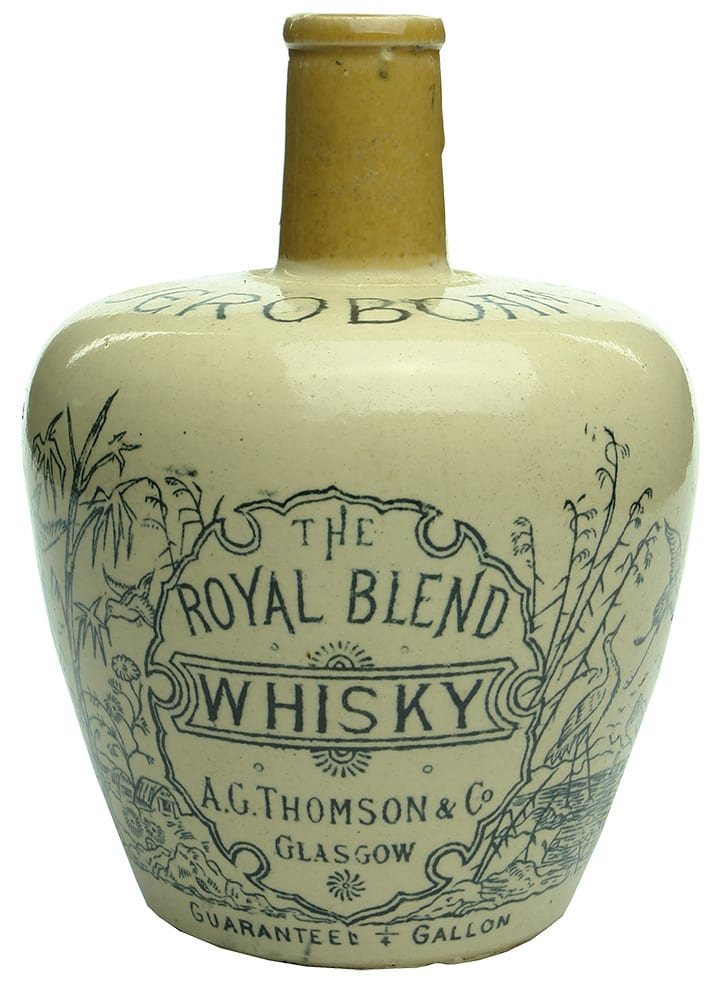 Jeroboam Royal Blend Whisky Thomson Stoneware Jug