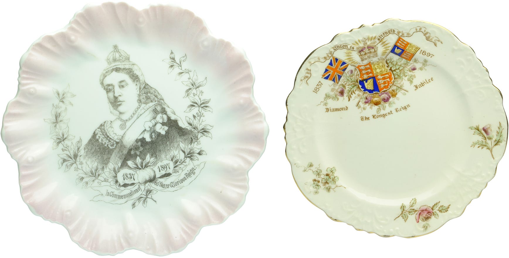 Queen Victoria Commemorative Plates