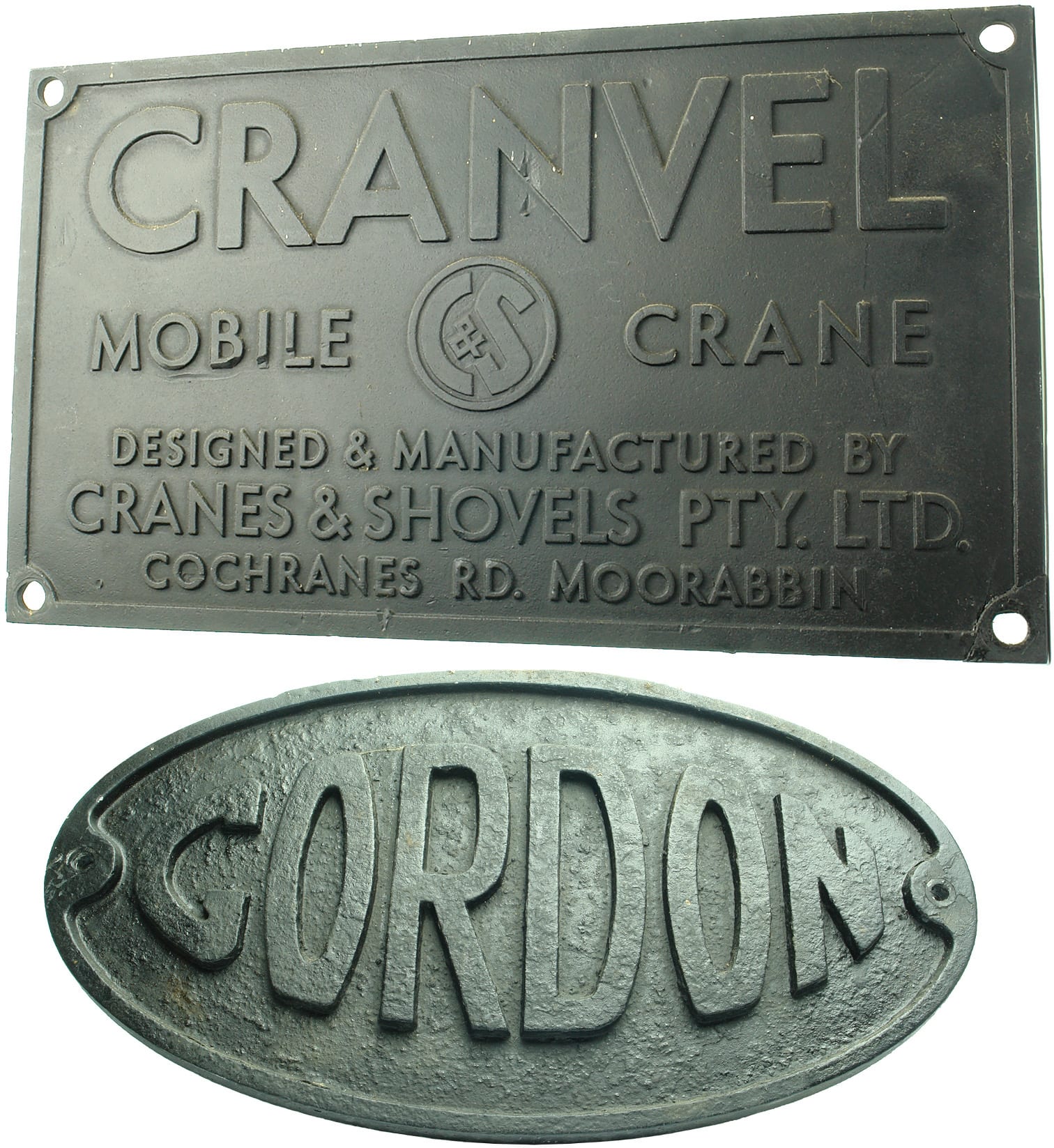 Aluminium Machinery Name Plates